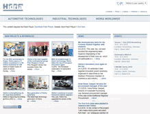 Tablet Screenshot of hidria.com